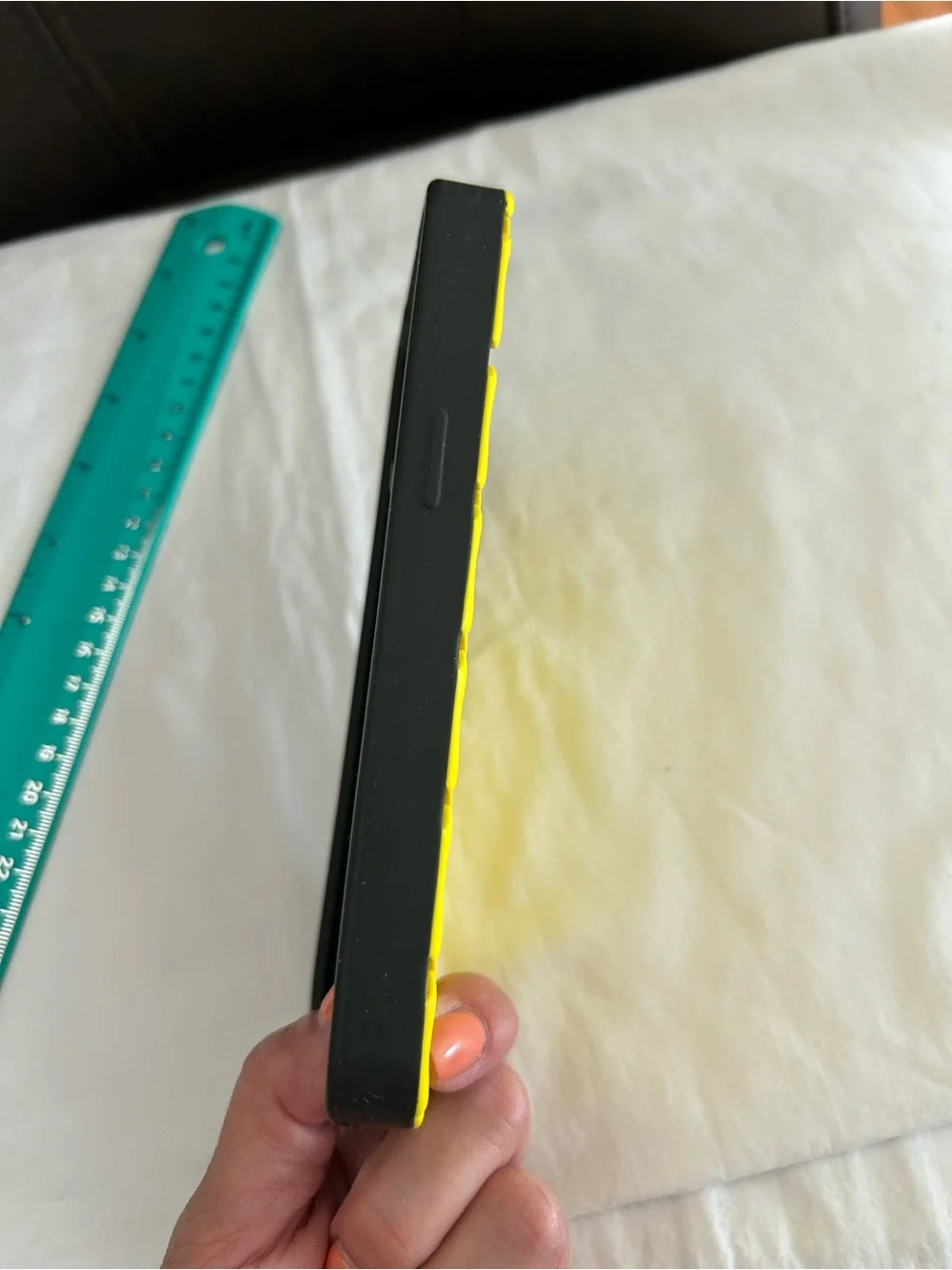 Bottega Veneta Yellow Silicone iPhone Case
